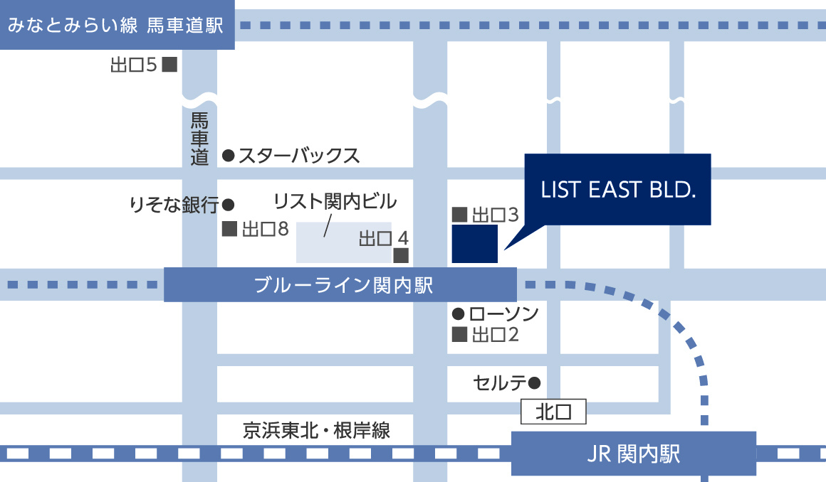 リスト株式会社 本社 地図